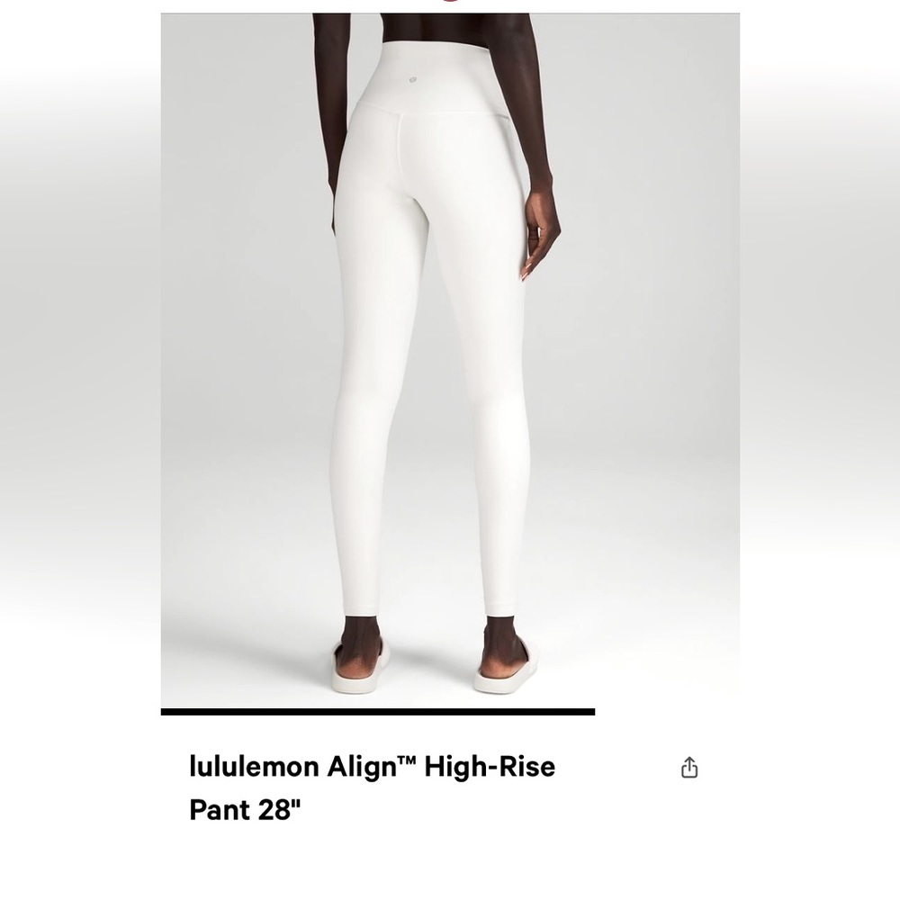 Lululemon leggings size 4 28’